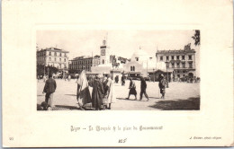 ALGERIE - ALGER - La Mosquee Et Place Du Gouvernement  - Algiers