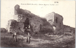 54 PRENY - Les Ruines Du Chateau, Le Donjon Magasins - Sonstige & Ohne Zuordnung