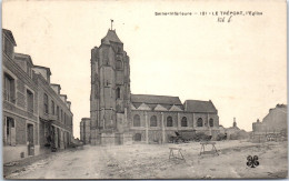 76 LE TREPORT - Vue D'ensemble De L'eglise & Place  - Le Treport