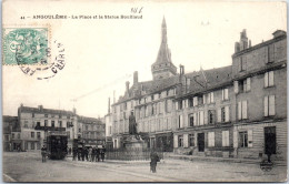 16 ANGOULEME - La Place & Statue Bouillaud. - Angouleme