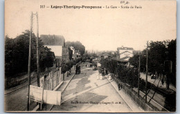 77 LAGNY THORIGNY POMPONNE - La Gare, Sortie De Paris. - Lagny Sur Marne
