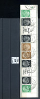 DEL-BM5140, Deutsches Reich,  Zusammendrucke Hindenburg, O, 2 X EG-Str. 3 OR - Zusammendrucke