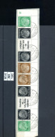 DEL-BM5130, Deutsches Reich,  Zusammendrucke Hindenburg, O, 2 X EG-Str. 2, OR - Se-Tenant