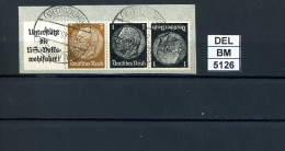 DEL-BM5126, Deutsches Reich,  Zusammendrucke Hindenburg, O, WK 45 - Zusammendrucke