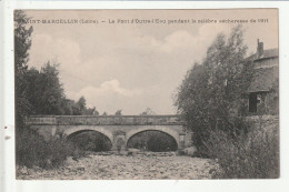 CP 38 SAINT MARCELLIN Le Pont D'Outre L'Eau Pendant La Célèbre Secheresse De 1911 - Saint-Marcellin