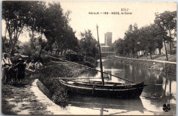 34 AGDE - Le Canal. - Agde