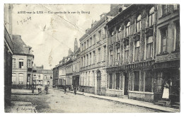 62 Aire Sur La Lys -   Une Partie De La Rue Du Bourg - Aire Sur La Lys