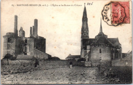 49 MARTIGNE BRIAND - L'eglise & Les Ruines Du CHATEAU - Andere & Zonder Classificatie