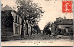 49 DOUE LA FONTAINE - L'avenue De La Gare. - Doue La Fontaine
