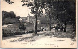 23 GUERET - Le Jardin Public & Avenue Delaure. - Guéret