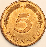 Germany Federal Republic - 5 Pfennig 1988 J, KM# 107 (#4616) - 5 Pfennig