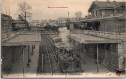 94 NOGENT SUR MARNE - La Gare, Ligne De Vincennes  - Nogent Sur Marne