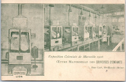 13 MARSEILLE - Exposition 1906, Couveuses Lion.  - Ohne Zuordnung