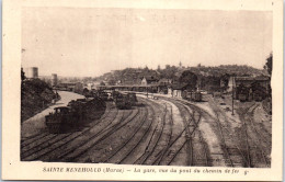 51 SAINTE MENEHOULD - La Gare, Vue Du Pont Du Chemin De Fer  - Sainte-Menehould