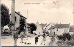 71 EPINAC LES MINES - Prise D'eau Et Rue Franche. - Autres & Non Classés