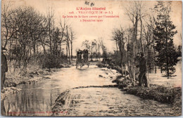 49 VILLEVEQUE - Crue De 1910, La Levee De La Gare  - Other & Unclassified