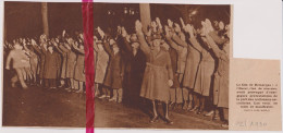 Protestations En Allemagne Des Nationaux Socialistes - Orig. Knipsel Coupure Tijdschrift Magazine - 1930 - Ohne Zuordnung