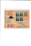 Bohemia Moravia / Stationery / Triangle Stamps / Registered Postcards - Altri & Non Classificati