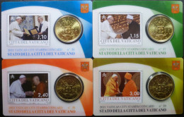 Vaticano - 50 Centesimi 2021 - Stamp & Coincard N. 36÷39 - UC# 6 - Vaticano