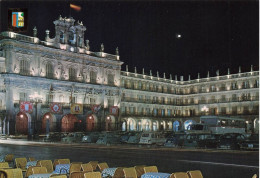 ESPAGNE - Salamanca - Plaza Mayor De Noche - Colorisé - Carte Postale - Salamanca