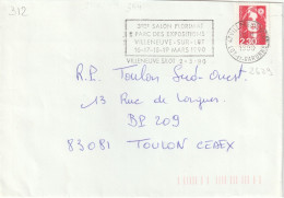 FLAMME  TEMPORAIRE       / N°  2629    47  VILLENEUVE  S / LOT - Mechanical Postmarks (Other)