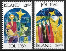 Islande 1989 N° 665/666 Neufs Noël - Ungebraucht