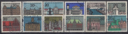 GERMANY Bundes 416-427,used,falc Hinged - Andere & Zonder Classificatie