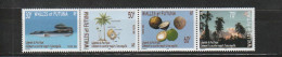 Wallis Et Futuna YT 605/8 ** : Légende , Anguille , Cocotier - 2003 - Nuevos