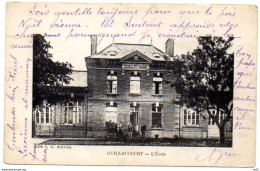 80  - GUILLAUCOURT  ( Somme )  - L'Ecole  ( 1917 ) - Andere & Zonder Classificatie