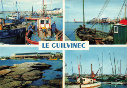 Le Guilvinec * Cp 4 Vues * Le Port Et Ses Bateaux Chalutiers - Guilvinec