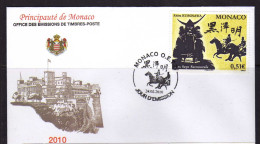 Monaco - 2010 - FDC - Akira Kurosawa - Realisateur -Les Sept Samourais -  Cinema - Neufs** - MNH - Brieven En Documenten