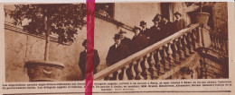 Rome - Négociations Navales - Délegués Anglais & Italiens - Orig. Knipsel Coupure Tijdschrift Magazine - 1931 - Non Classés