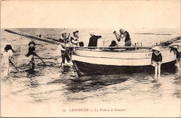 14 LANGRUNE SUR MER - La Pêche A La Crevette - Autres & Non Classés