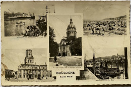 CPSM (Pas De Calais) - BOULOGNE Sur MER - Carte Multivues - Boulogne Sur Mer