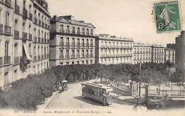 Algérie - ALGER - Square Montpensier Et Tournant Rovigo - Tramway - Alger