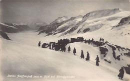 Station Jungfraujoch (VS) - Blick Auf Die Aletschgletscher - Verlag Gabler 8766 - Autres & Non Classés