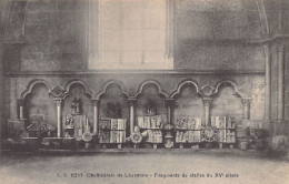 Cathédrale De Lausenne (VD) Fragments De Stelles Du Xvème Siècle - Ed. L. Burgy 6211 - Andere & Zonder Classificatie