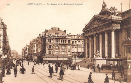 BRUXELLES - La Bourse Et Le Boulevard Anspach - Ed. Neurdein ND Phot. 203 Sepia - Sonstige & Ohne Zuordnung
