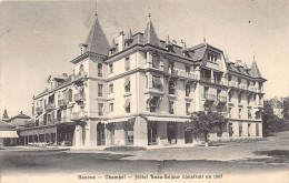 Suisse - Genève - Champel - Hôtel Beau-Séjour Construit En 1907 - Ed. Jullien Frères  - Genève