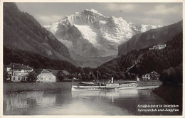 Schweiz - INTERLAKEN (BE) Schiffeinfahrt - Dampfer - Verlag Photoglob 3497 - Interlaken