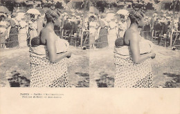 Ghana - Ashanti Woman And Her Child At The Jardin D'Acclimatation In Paris, France - Publ. Unknown  - Ghana - Gold Coast