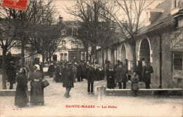 N°2590 W -cpa Sainte Maure -les Halles- - Sonstige & Ohne Zuordnung