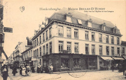 België - BLANKENBERGE (W. Vl.) Winkel Brulez D'Hondt - Op De Hoek Van De Kerk Straat En De Lange Straat - Blankenberge