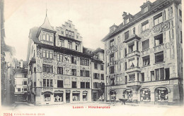 Suisse - Lucerne - Hirschenplatz - Ed. Photoglob Co 3294 - Lucerne