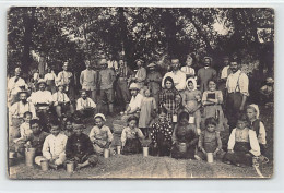 Macedonia - Macedonian Children Waiting For The Food Distribution - REAL PHOTO Year 1916 - Macedonia Del Norte