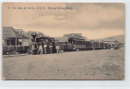 Haiti - PORT AU PRINCE - Un Train De La Compagnie P.C.S. - Publ. Pharmacie Centrale  - Haiti