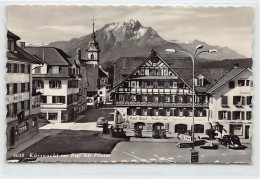 KÜSSNACHT (SZ) Hôtel Engel - Rigi - Pilatus - Verlag Rud. Suter 6038 - Küssnacht