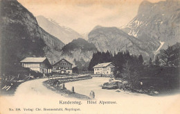KANDERSTEG (BE) Hôtel Alpenrose - Ed. Chr. Brennenstuhl 198 - Kandersteg