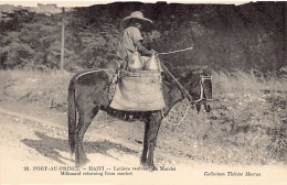 Haiti - Milkmaid Back From The Market - Ed. Thérèse Montas 93 - Haïti