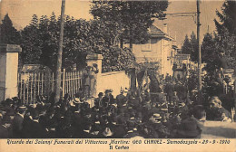 DOMODOSSOLA Piemonte - Funerali De Geo Chavez 29-9-1910 Il Corteo. - Autres & Non Classés